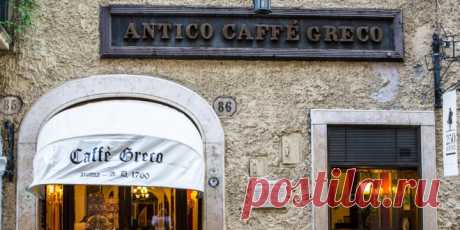 Кафе Греко в Риме