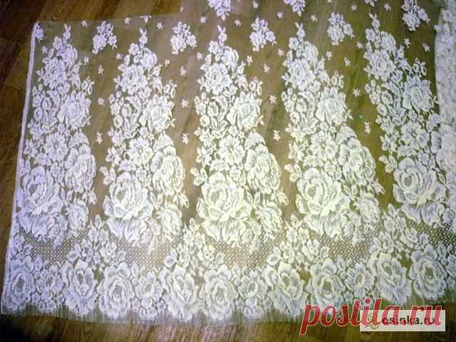 Соединение кружева без швов