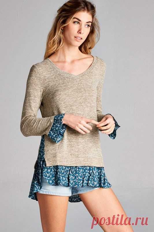 Удлиняем топ (подборка) / Свитер или кардиган: вторая жизнь / ВТОРАЯ УЛИЦА