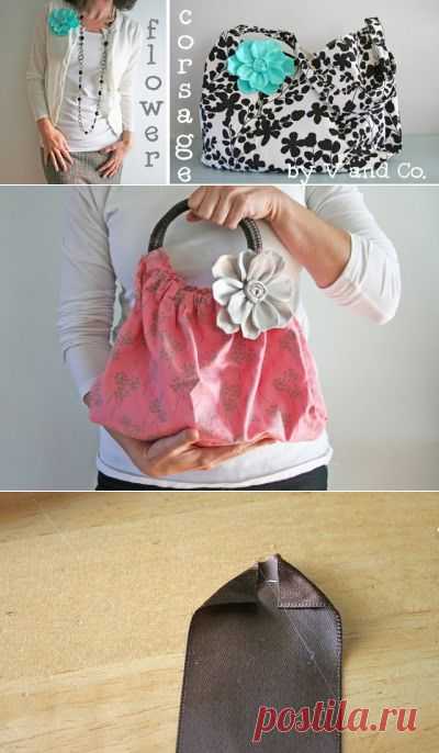 V and Co.: tutorial: flower corsage for celebrating mom