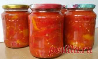 Лечо из сладкого перца - очень вкусная заготовка на зиму! - У нас так
