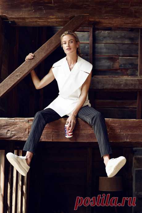 Кэролин Мерфи (Carolyn Murphy) в фотосессии Дэна Мартенсена (Dan Martensen) для журнала Muse (осень 2014)