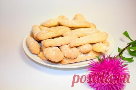 Печенье &quot;Савоярди&quot;. Вкусный рецепт и легкое приготовление - Простые рецепты Овкусе.ру