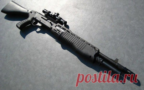 SPAS-12 калибр 12 ёмкость магазина 8 патронов.