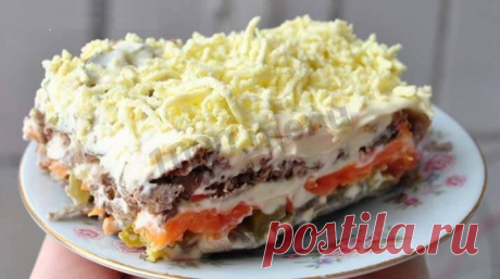 Салат Печенкин с куриной печенью и 15 похожих рецептов: фото, калорийность, отзывы