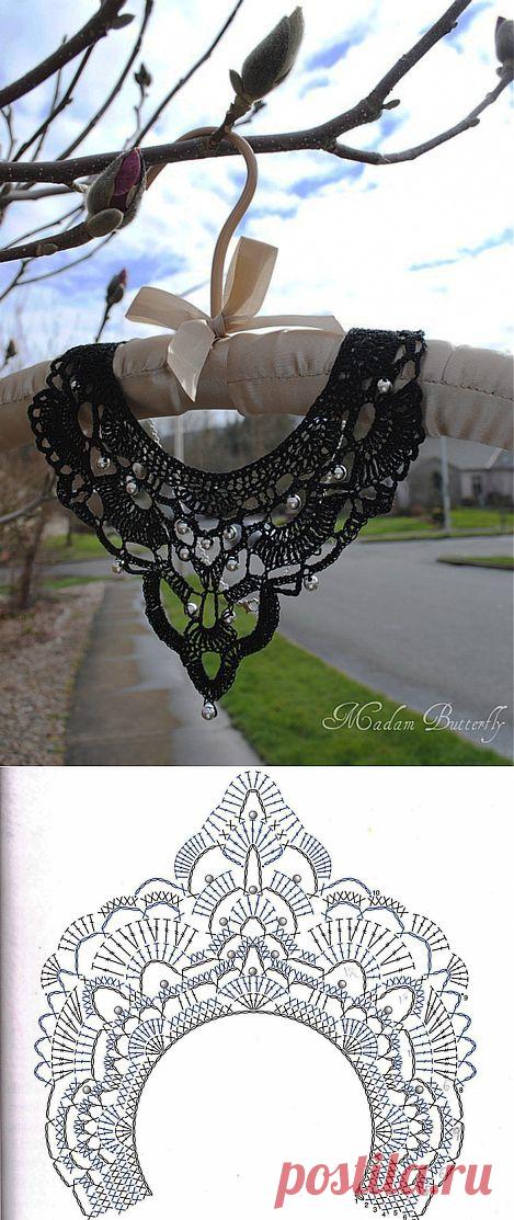 beautiful crocheted necklace. | make handmade, crochet, craft