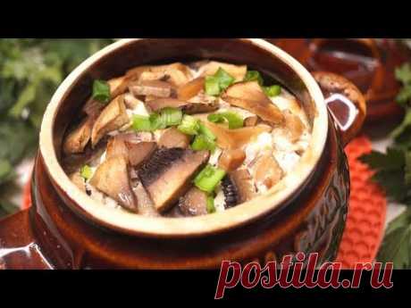 Гречка запеченная в духовке в горшочке. Получается особенно вкусной - рассыпчатая, нежная, совсем не водянистая. Готовится она очень просто. Аромат какой — п...