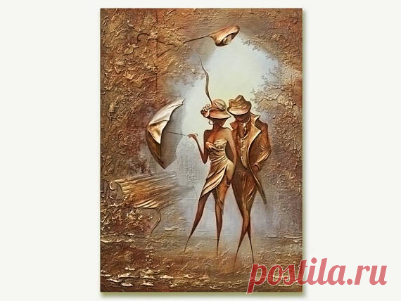 Original Oil Canvas Painting Gold Leaf Painting Impasto painting Original Art Painting Oil Gold Canvas Painting original Sculpture wall art Original Oil Canvas Painting, Original Art , Impasto Gold leaf Painting , Sculpture wall art  On this oil painting you can see 3d effect created by attaching canvas to canvas , thick texture decorated with Gold leaf . This is my own creative invention of mix sculpture and canvas wall