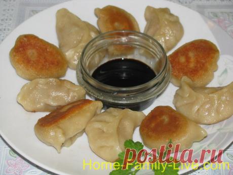 Жареные китайские пельмени