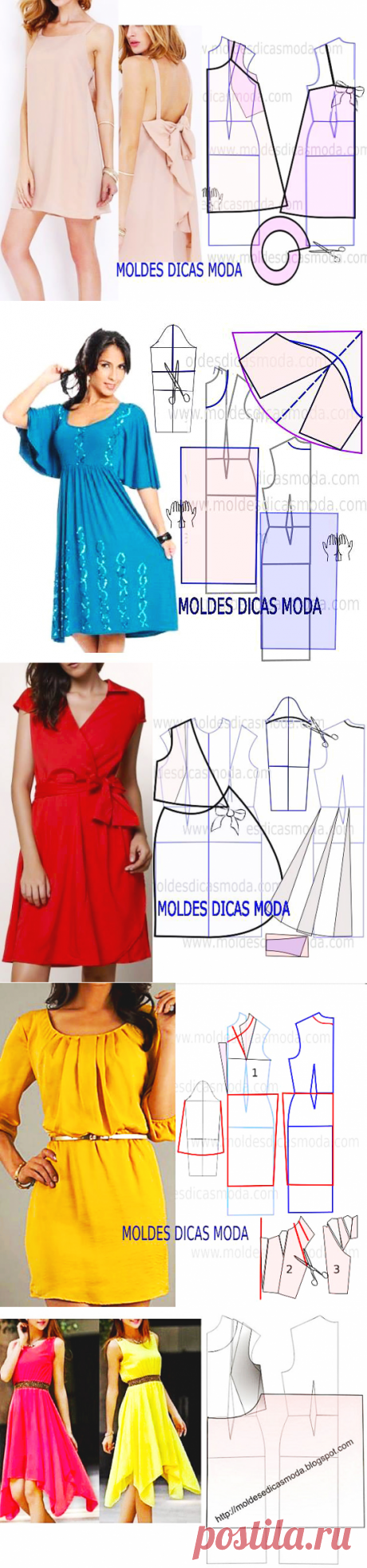 Моделирование платьев — Сделай сам, идеи для творчества - DIY Ideas