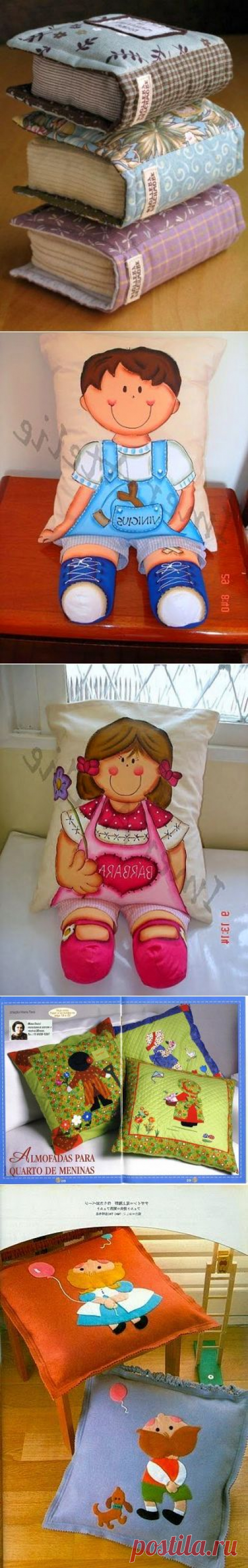 Оригинальные подушки с выкройками. Original cushion with patterns ~ HandMadiya.com