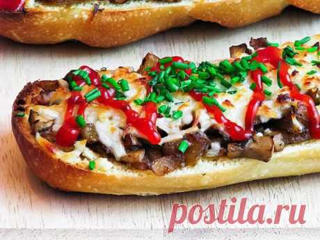 Вкусные горячие бутерброды по-быстрому