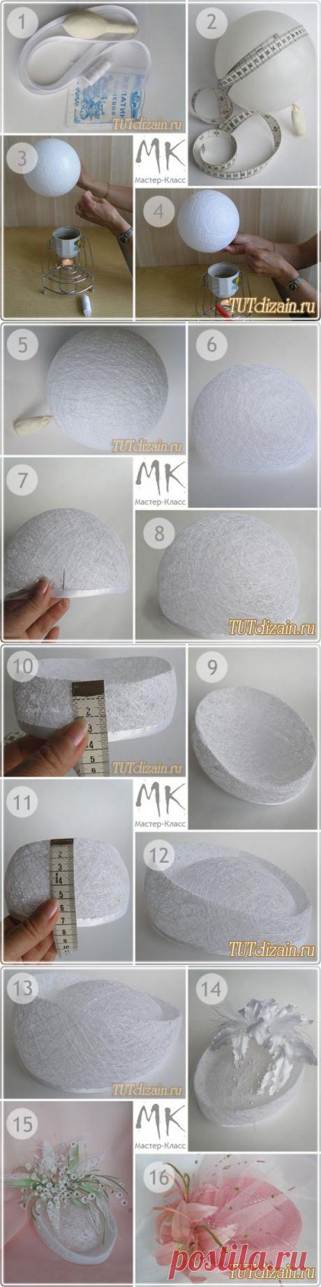 Шляпка из ниток. Мастер-класс » Дизайн &amp; Декор своими руками