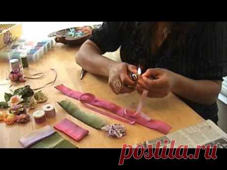 How to Make a Silk Ribbon Flower