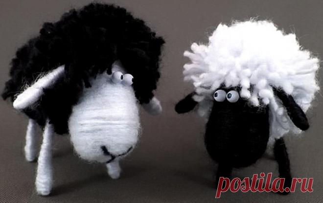 Как сделать овечку из ниток и пробки своими руками | 33 Поделки Мы расскажем, как сделать овечку из ниток и пробки своими руками. Простой мастер-класс, с помощью которого вы без труда сделаете забавную поделку вместе с детьми.