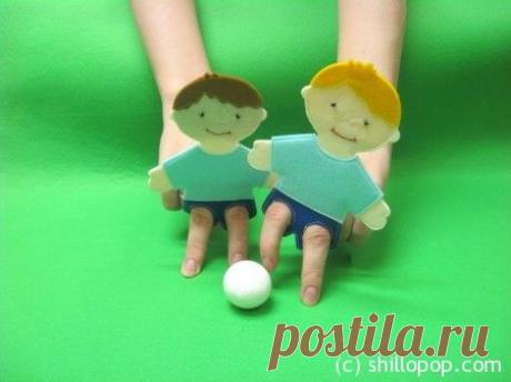 футболисты пальчиковая игрушка1