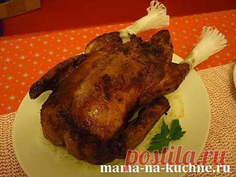 Утка запеченная с яблоками