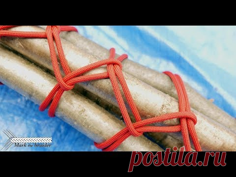 Chain stitch lashing- quick deploy lashing