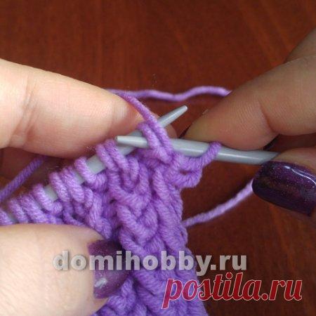 Красивая рельефная резинка. МК | Вязание спицами для начинающих