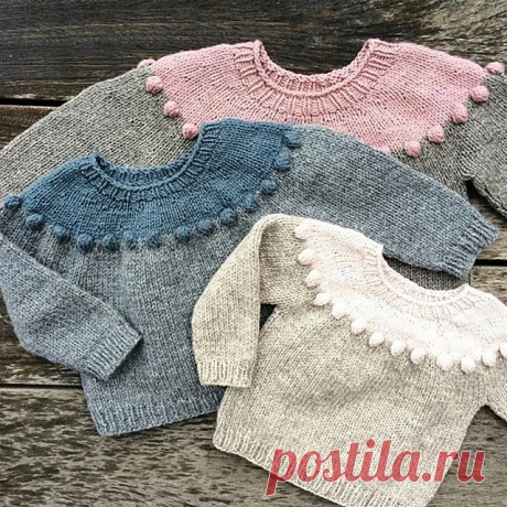 Ravelry: Узор свитера с жемчугом на нитке от Пернилле Ларсен