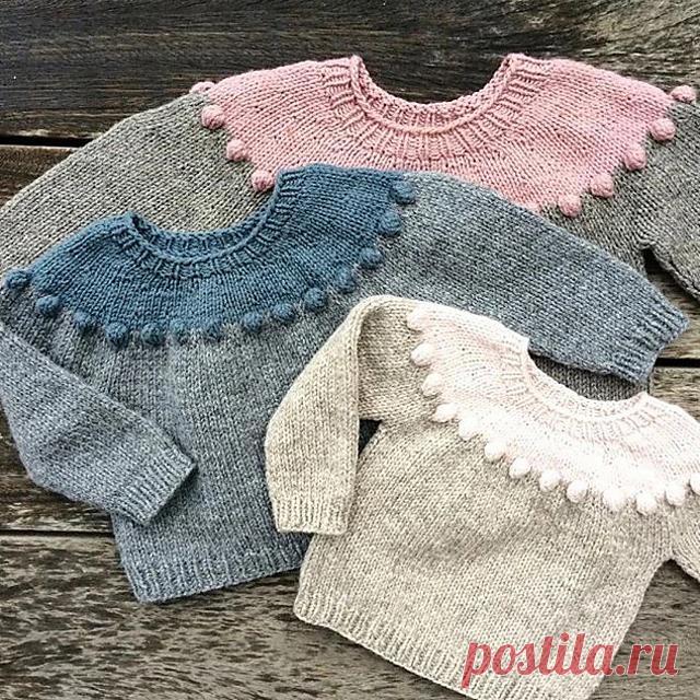 Ravelry: Узор свитера с жемчугом на нитке от Пернилле Ларсен