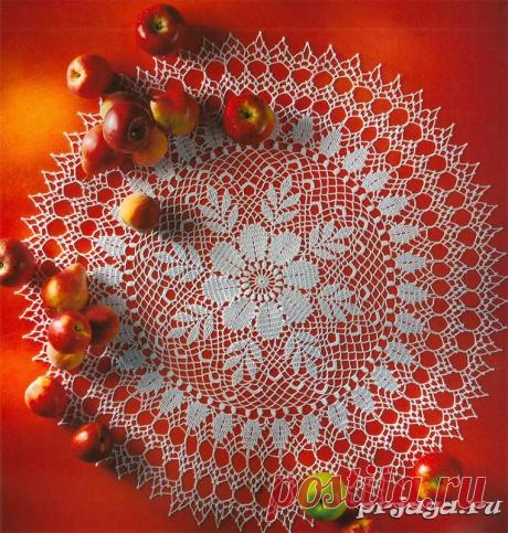 Вязаная салфетка «dentelle Garance suite»