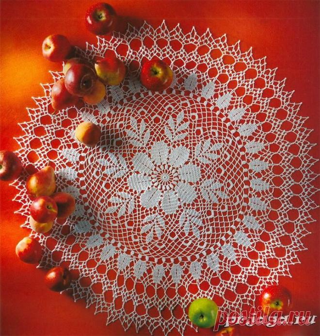 Вязаная салфетка «dentelle Garance suite»