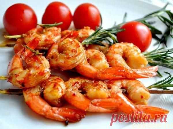 Креветки, обжаренные с имбирем. - Простые рецепты Овкусе.ру