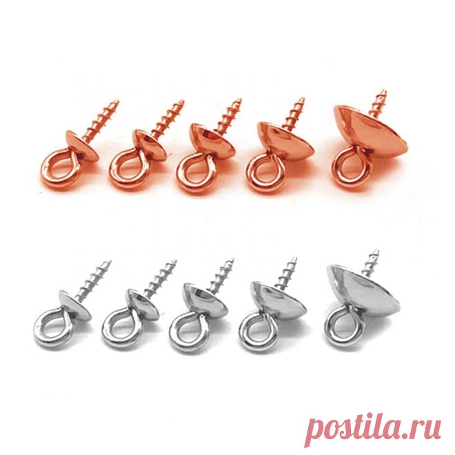 Заглушки для бусин, металлические, из нержавеющей стали, 30 шт., подвески-соединители - купить по выгодной цене | AliExpress