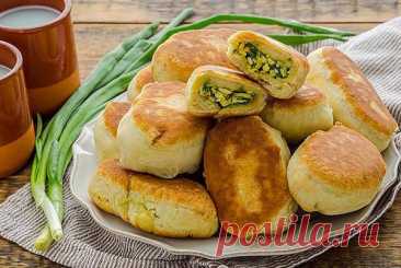Пирожки с зеленью и яйцом — Моя кухня