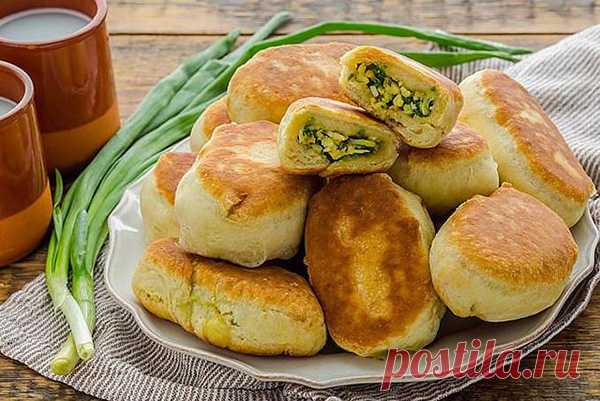 Пирожки с зеленью и яйцом — Моя кухня