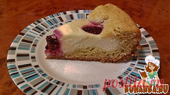 Рецепт: Пирог с творогом и курагой