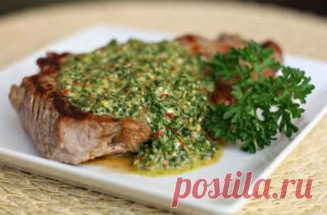 Соус Чимичурри – это вкуснейший соус южноамериканской кухни