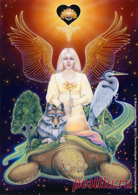 Faith - Dreams of Gaia Tarot by ravynnephelan on DeviantArt