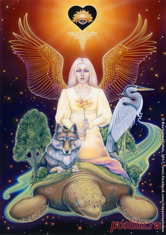 Faith - Dreams of Gaia Tarot by ravynnephelan on DeviantArt