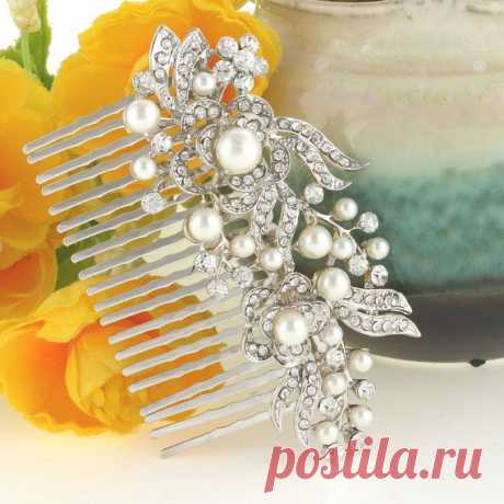 Vintage Inspired Bridal Hair Accessories Rhinestone от Annamall