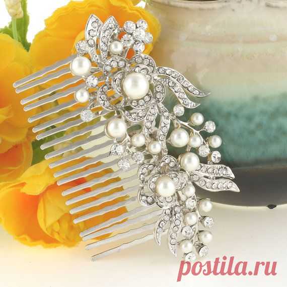 Vintage Inspired Bridal Hair Accessories Rhinestone от Annamall