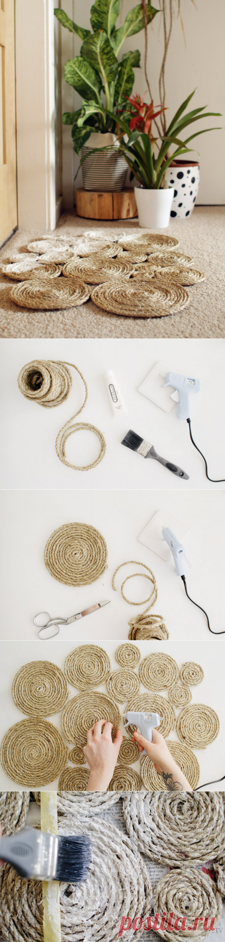 DIY Rope Coil Doormat | Design*Sponge