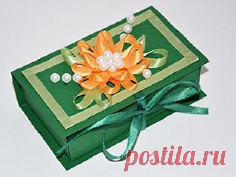 Мастерим коробочку-шкатулку для подарка - Ярмарка Мастеров - ручная работа, handmade