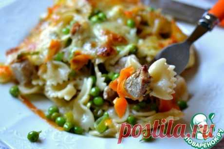 Запеченные макароны - кулинарный рецепт