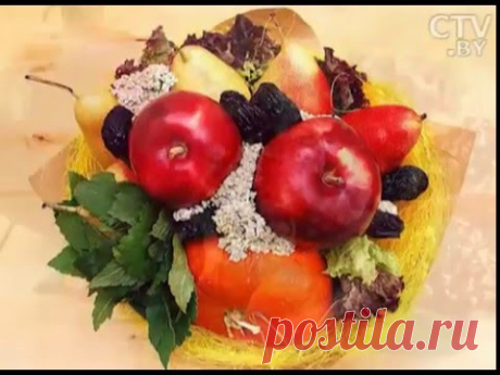 Тренды во флористике: как создать красивый и вкусный фруктовый букет?