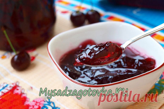 Вишня в желе на зиму — Сад Заготовка