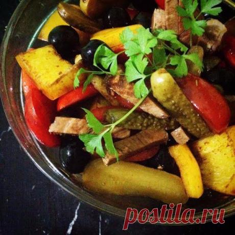 Очень вкусный салат Стамбул