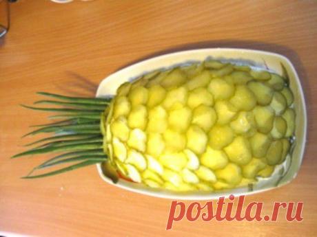 Ананас: отличное украшение праздничного стола / Простые рецепты