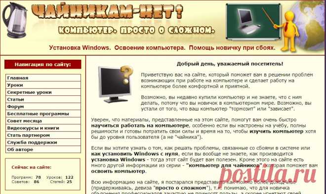 Чайникам - Нет! Компьютер. Просто о сложном.