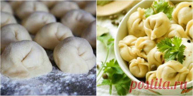 Вкуснейшее заварное тесто для вареников, пельменей, поз и чебуреков