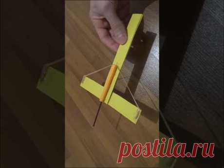 How to make a Crossbow that will shoot - Homemade craft