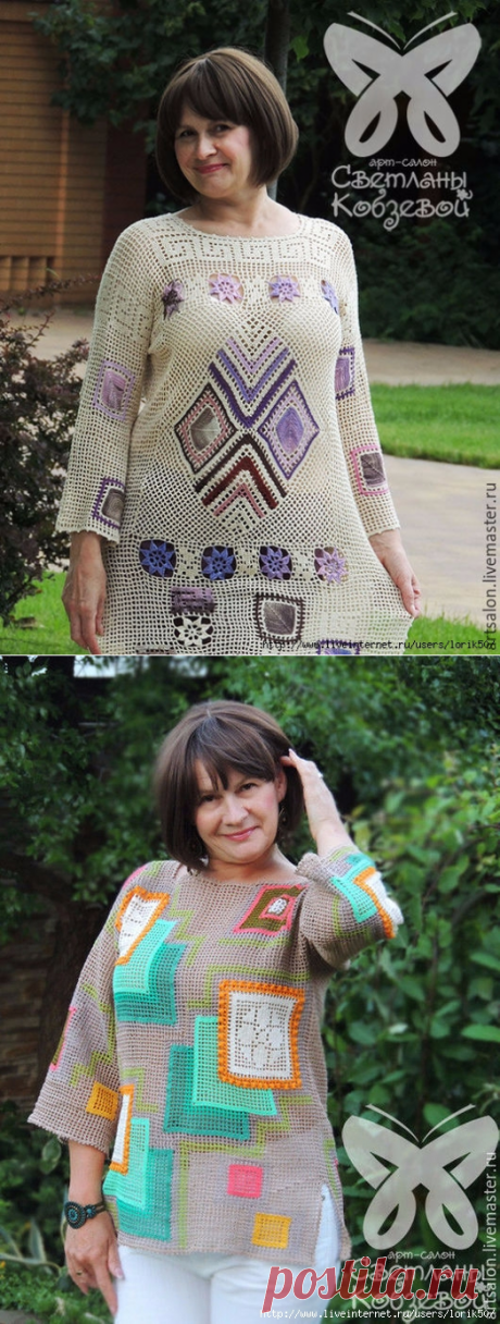 Филейные туники от Магазин мастера Арт-салон Светланы Кобзевой