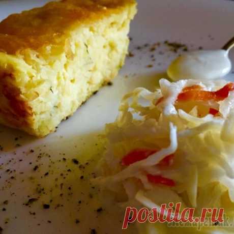 Запеканка из тёртого картофеля: быстро и вкусно