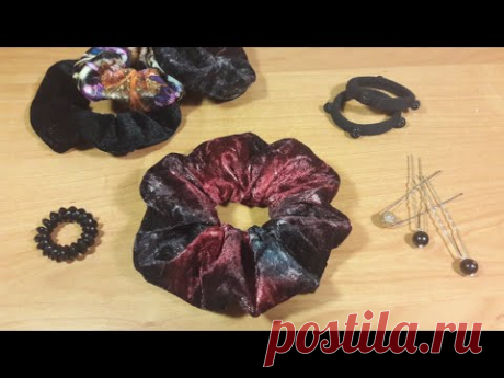 Как сшить резинку для волос